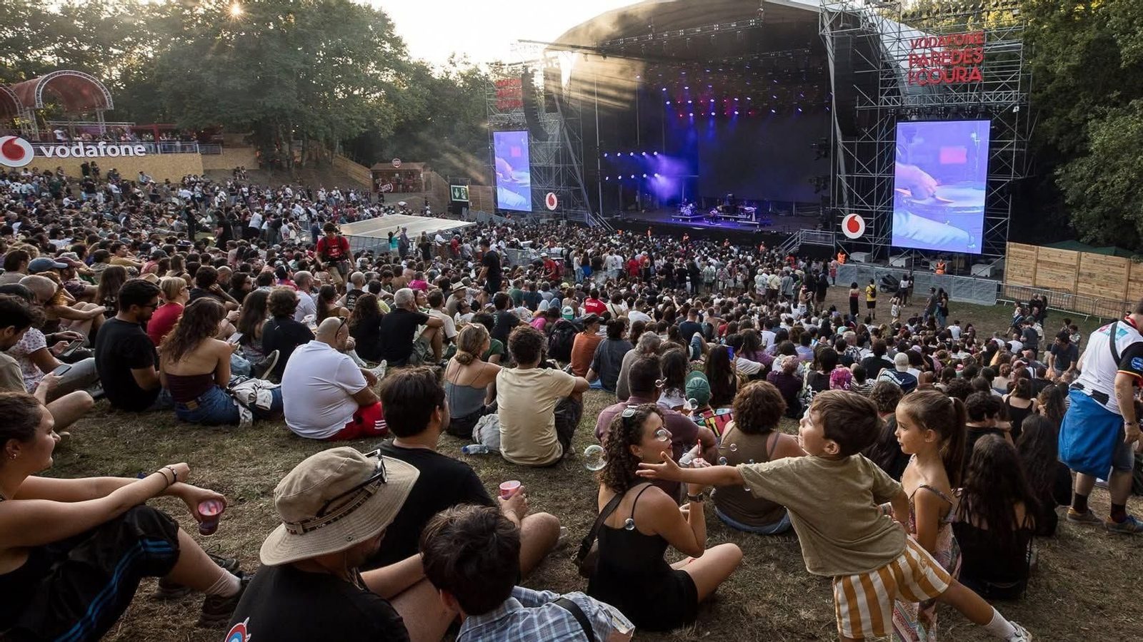 El escenario principal del festival de Paredes de Coura.