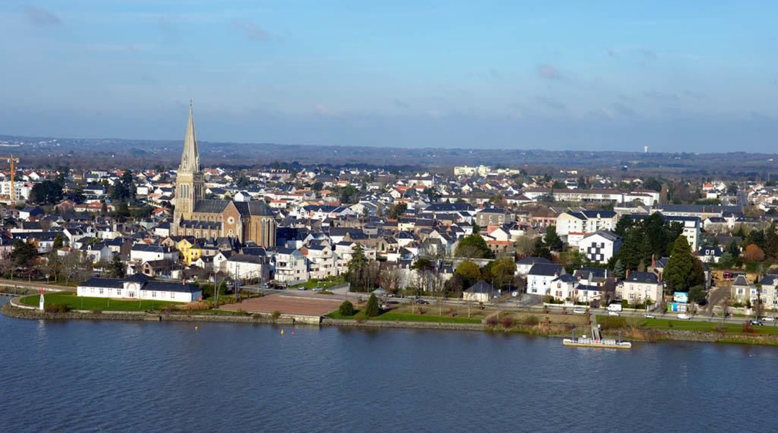 La ciudad de Couëron, en Baja-Loira