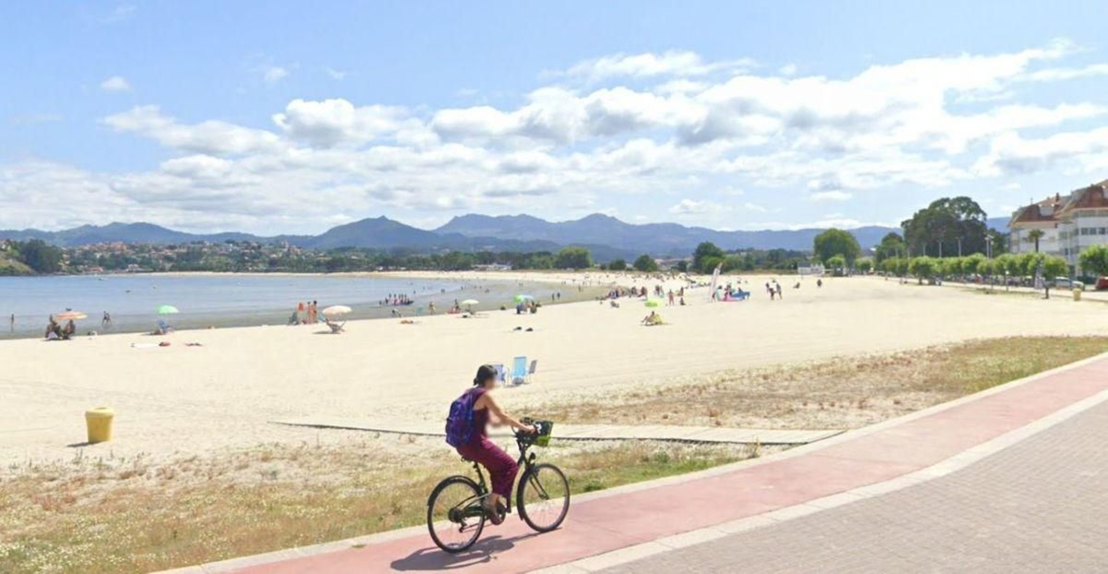 La playa de Ladeira, en la que se realizará la actividad de recogida de residuos el sábado.