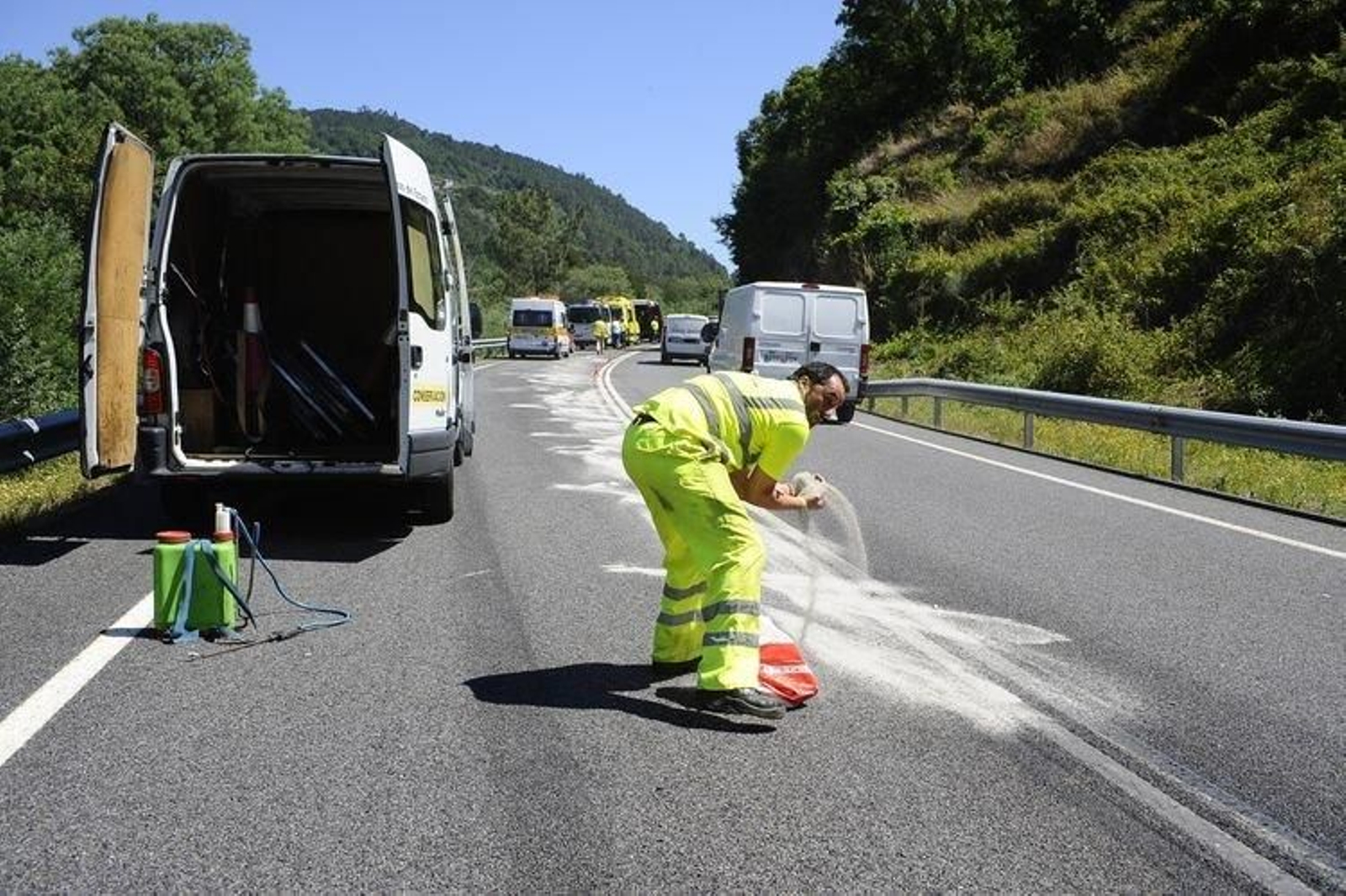 Accidente en Nogueira de Ramuín