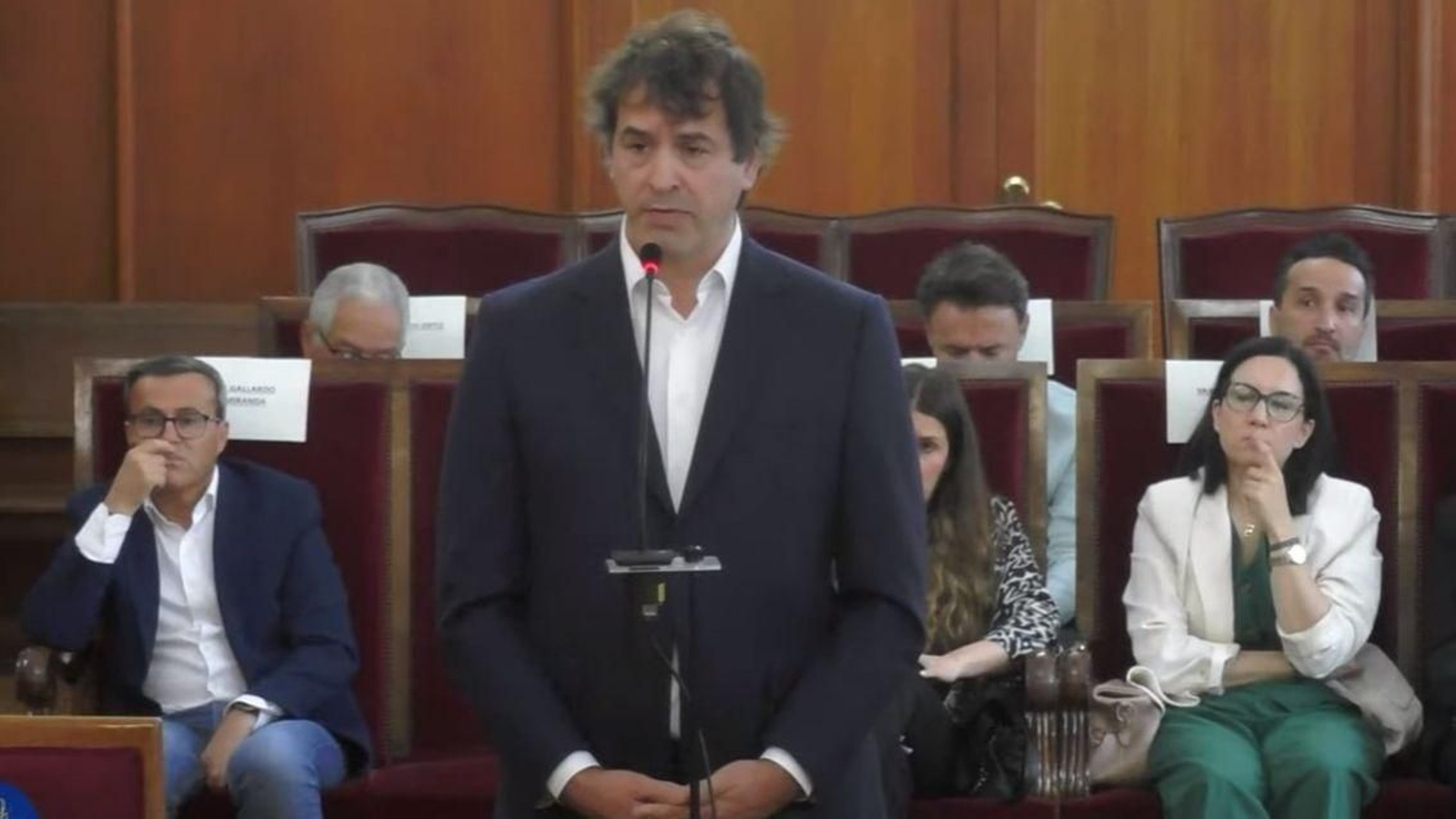 David Sánchez Pérez Castejón declara como investigado ante la Audiencia Provincial de Badajoz.