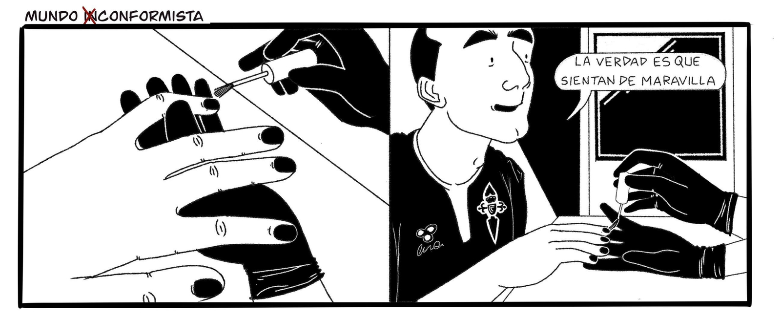 Tiras gráficas en enero de 2026: Mundo (in)conformista, por @txarka.ilustración