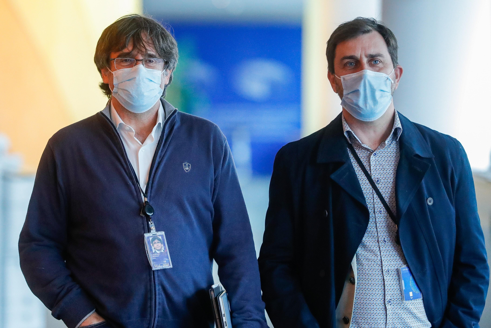 Puigdemont y Comín. // EFE