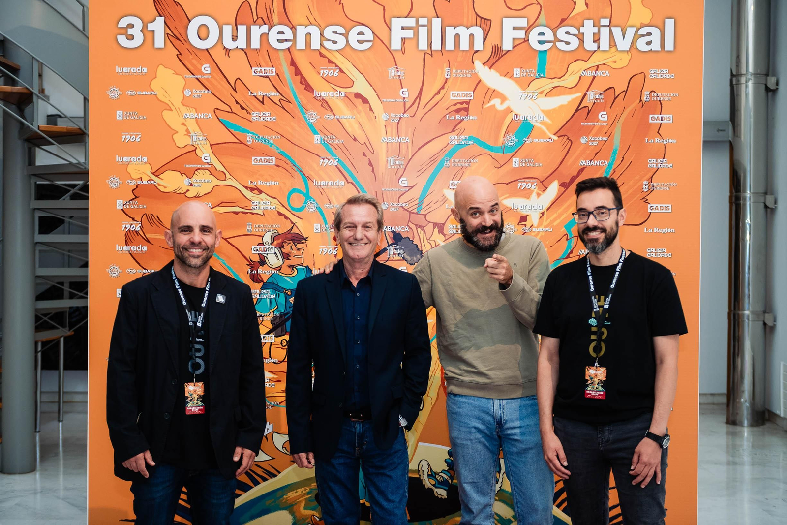 Marcos Vázquez, Paco Churruca, Alberto Utrera y Óscar Doviso.