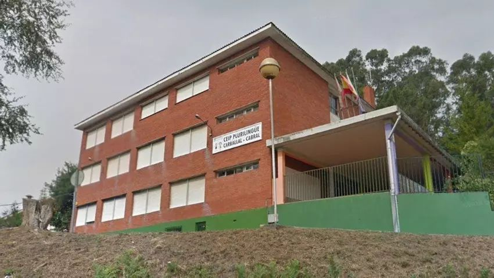 El CEIP plurilingüe Carballal-Cabral, que ahora será rehabilitado.