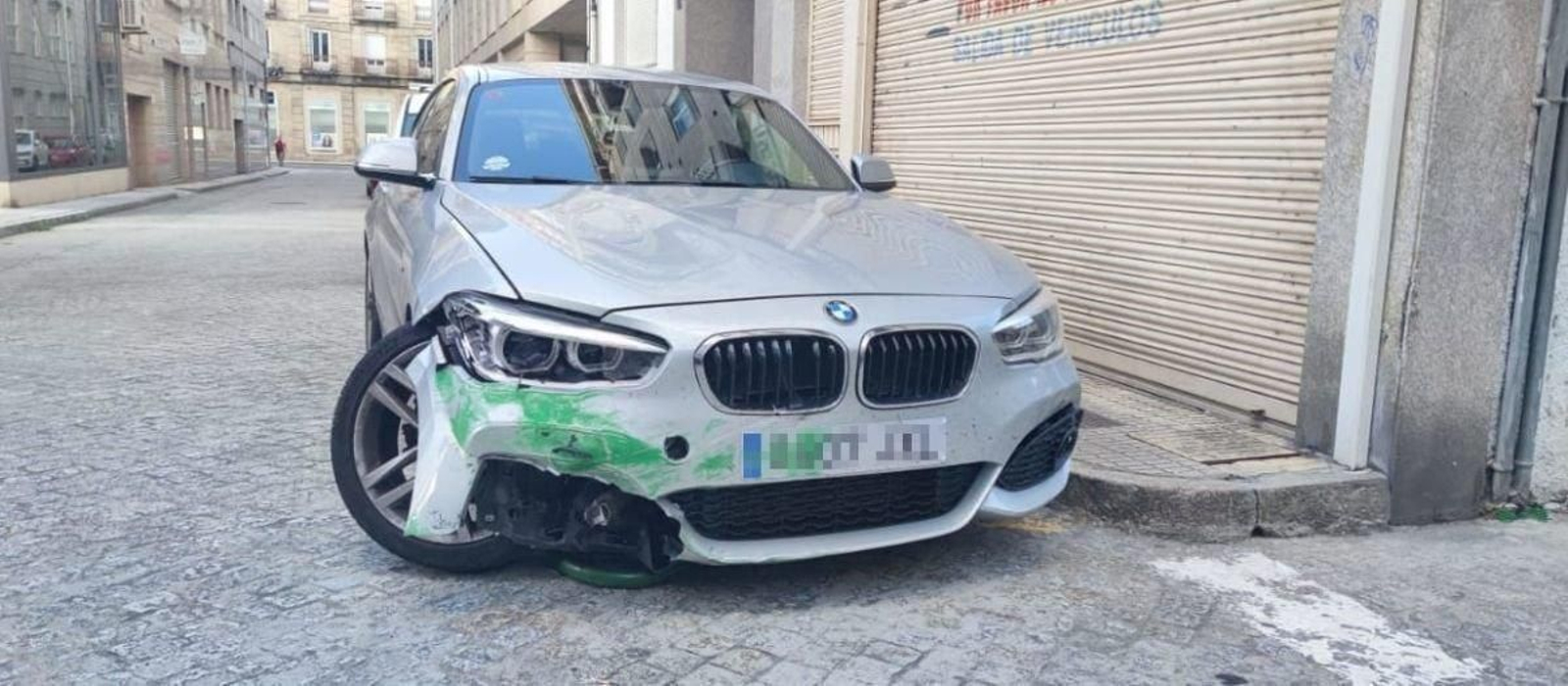 El coche perteneciente a Francisco Lorenzo, concejal de Urbanismo, tal y como fue localizado el pasado 18 de julio.