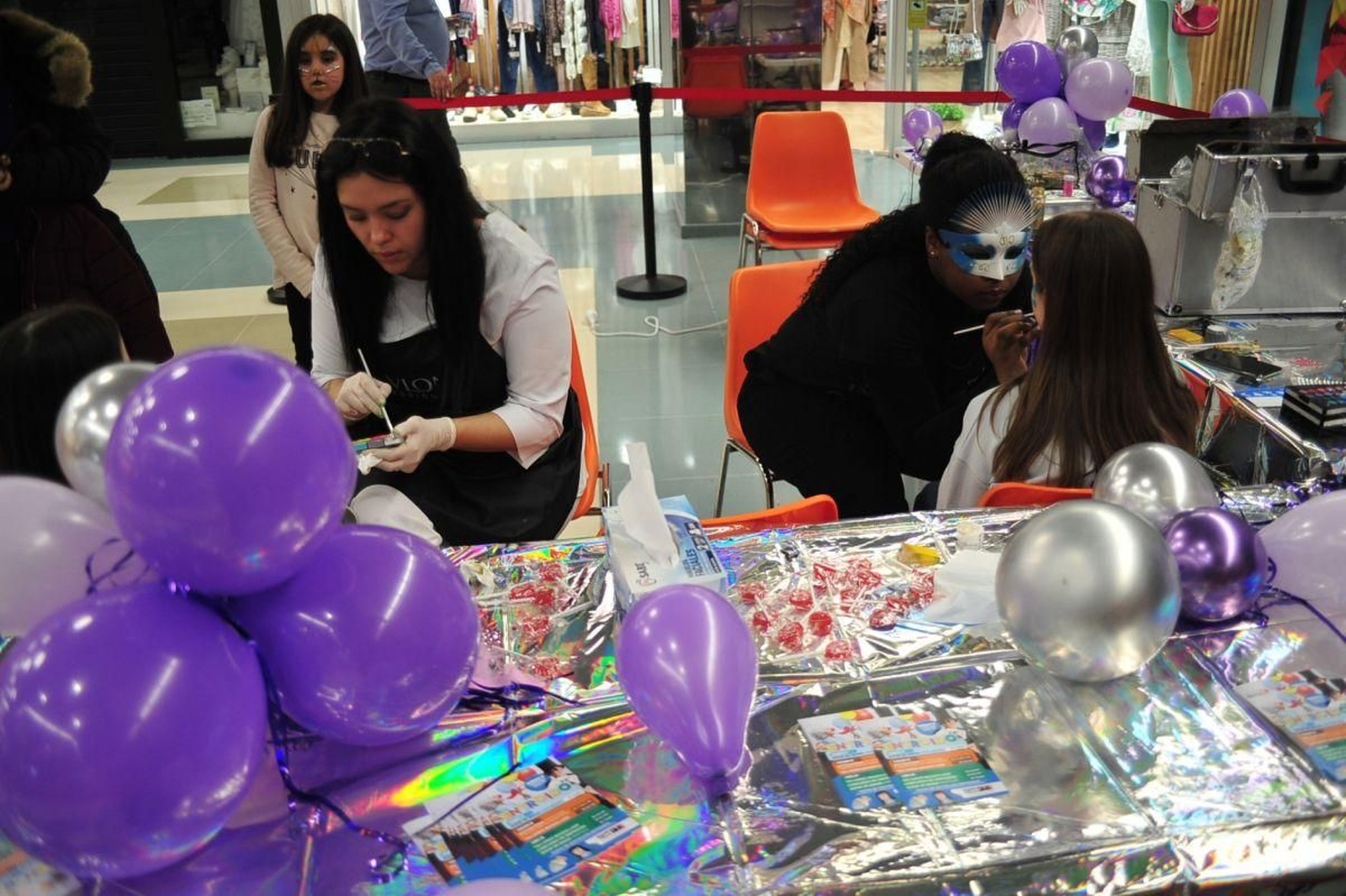 Taller de maquillaje de años anteriores.