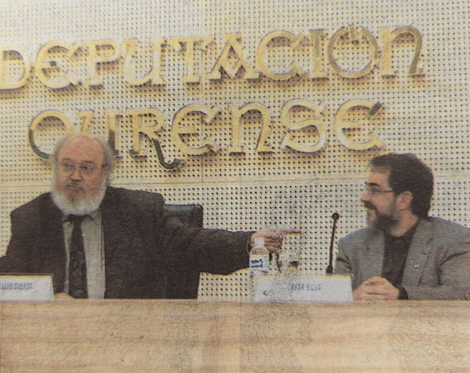 José Luis Cuerda y César Silva.