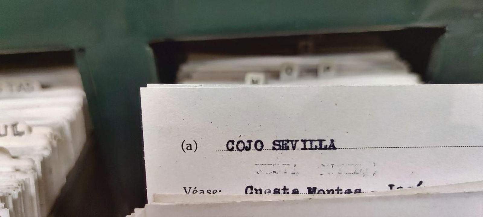 Fichero de delincuentes clasificados por sus motes.