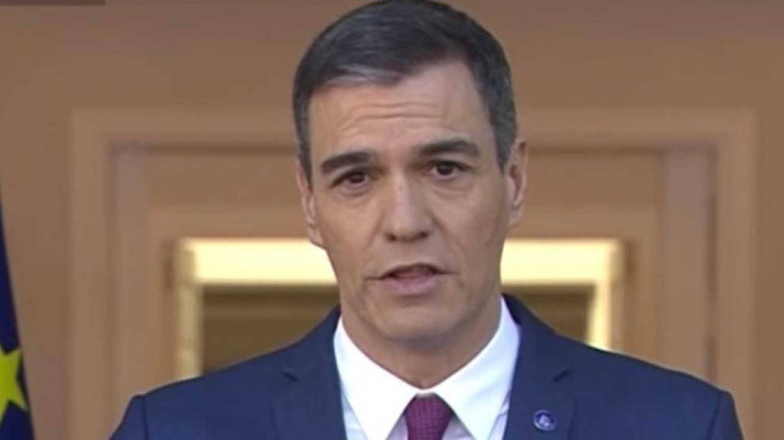 Comparecencia de Pedro Sánchez en La Moncloa.