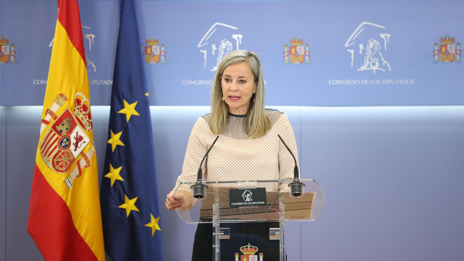 La portavoz de Sumar en el Congreso, Verónica Martínez Barbero.