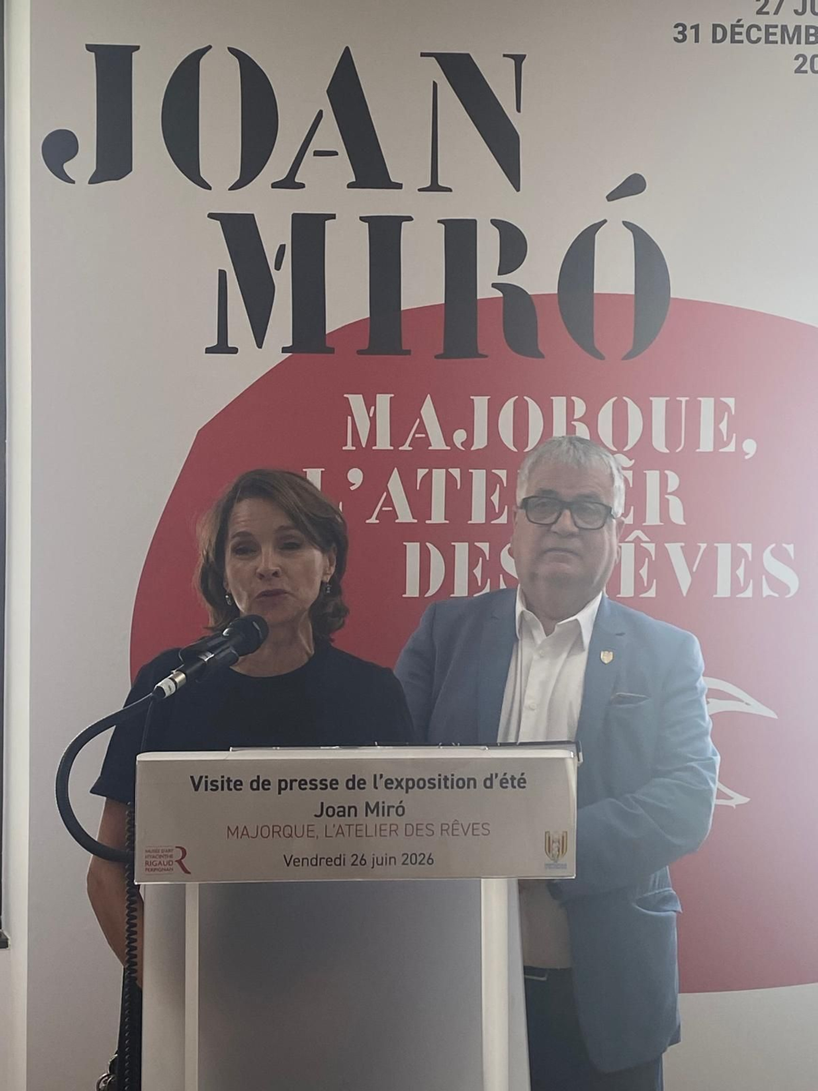 La directora del Museo, Pascale Picard, destacó durante la presentación de la exposición “la importancia de nuestro patrimonio común”