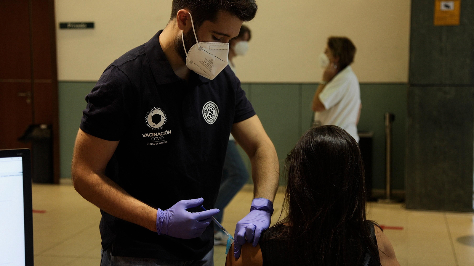 Campaña de vacunación en Expourense. (MIGUEL ÁNGEL)