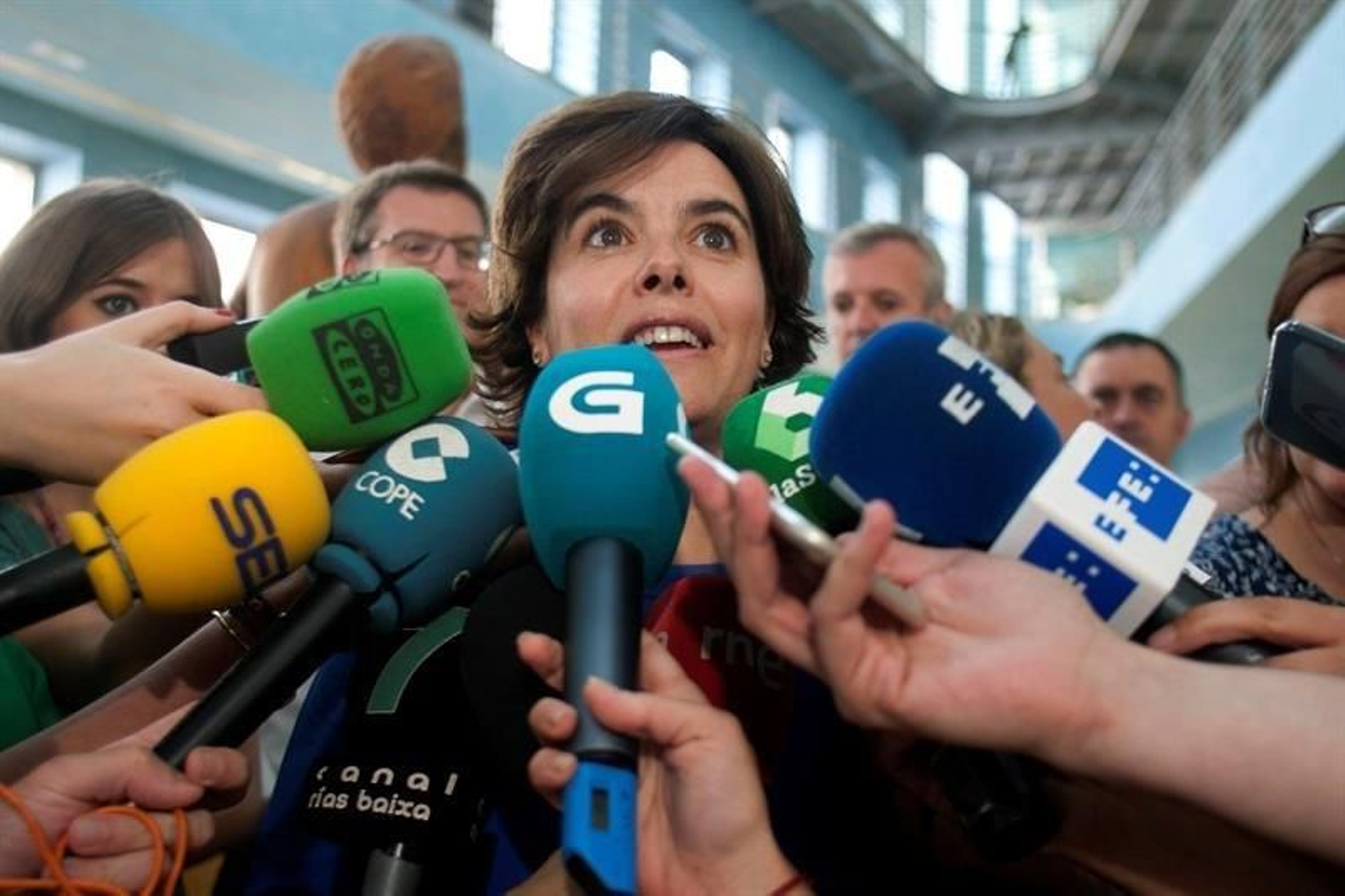 Soraya Saez de Santamaría.