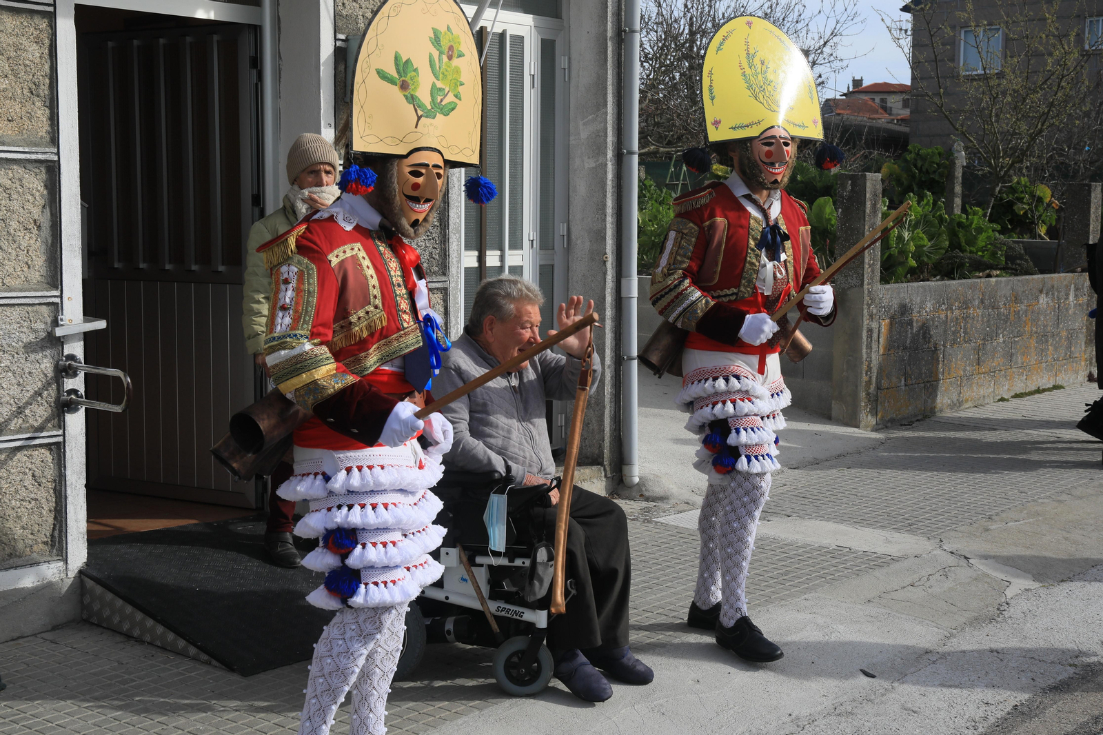 Desfile de entroido infantil en Cualedro. José Paz