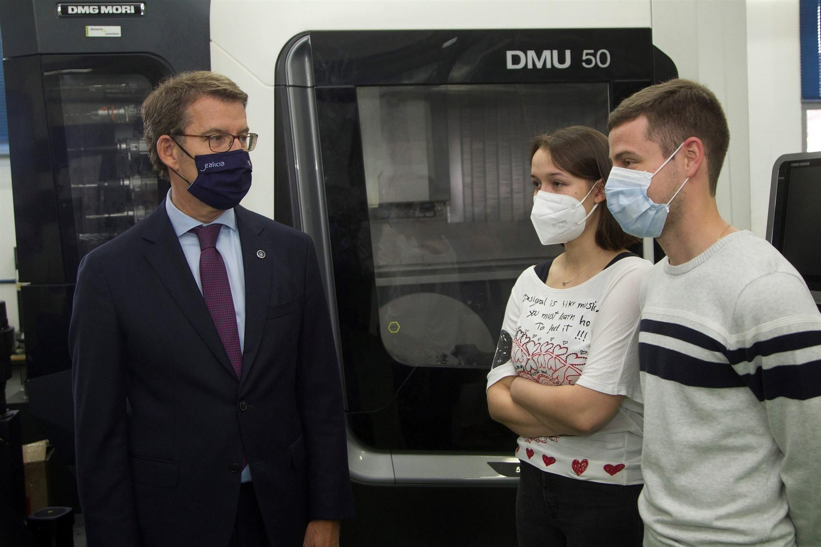 Feijóo, durante el acto celebrado en Vigo. (EFE)