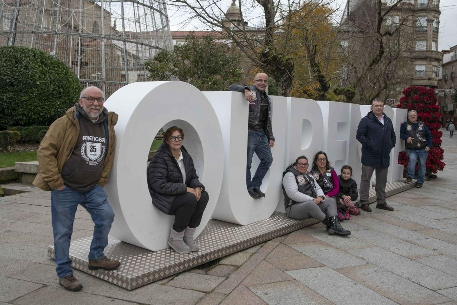 Una representación de la solidaridad ourensana