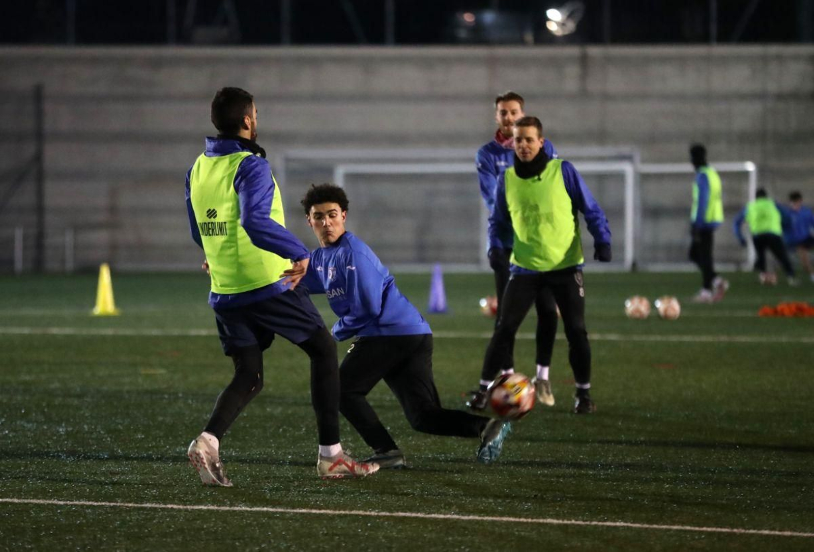 Los azulones, en Os Carrís.