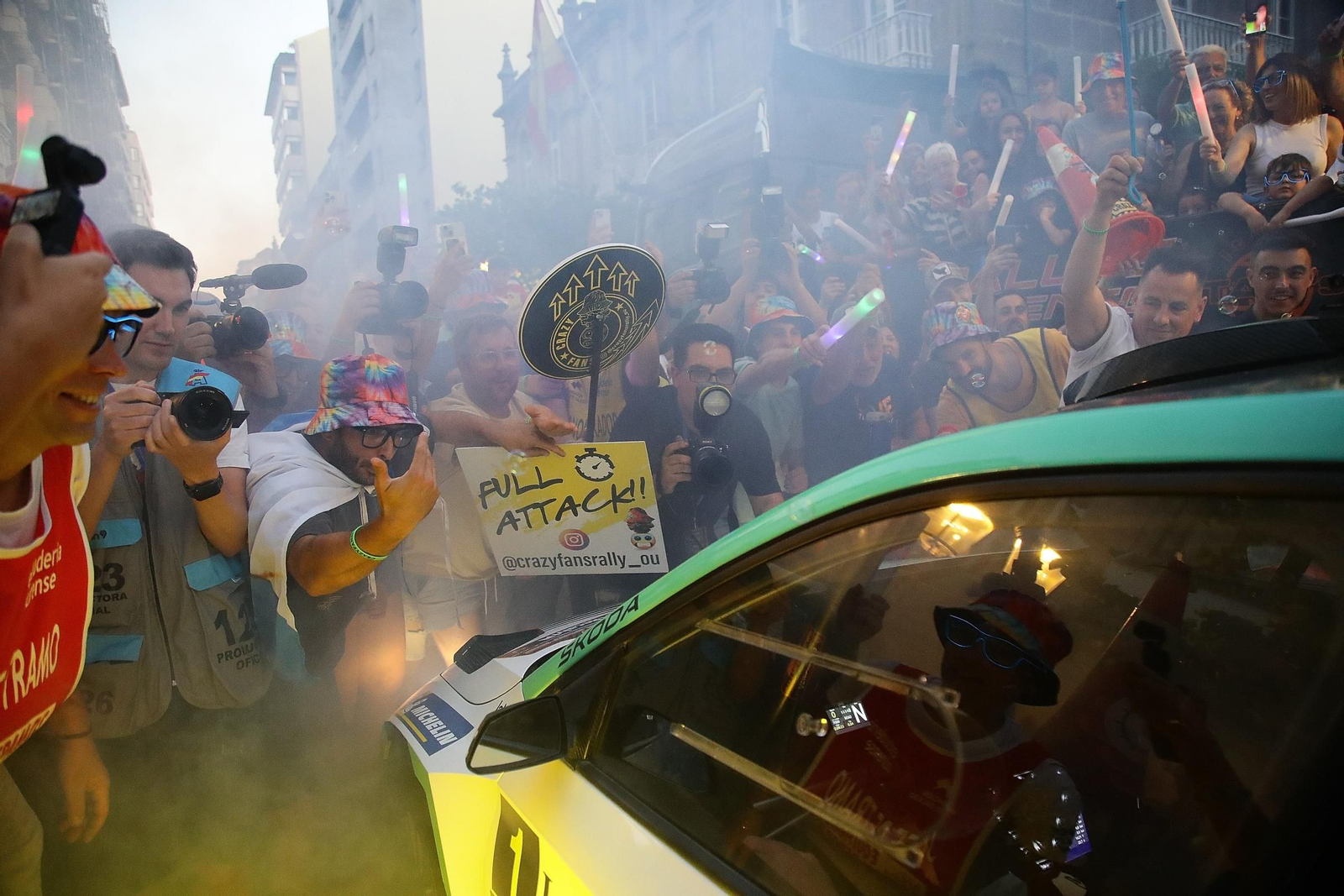 Galería | Arrancan los motores con la ceremonia de inauguración del Rally de Ourense, en fotos