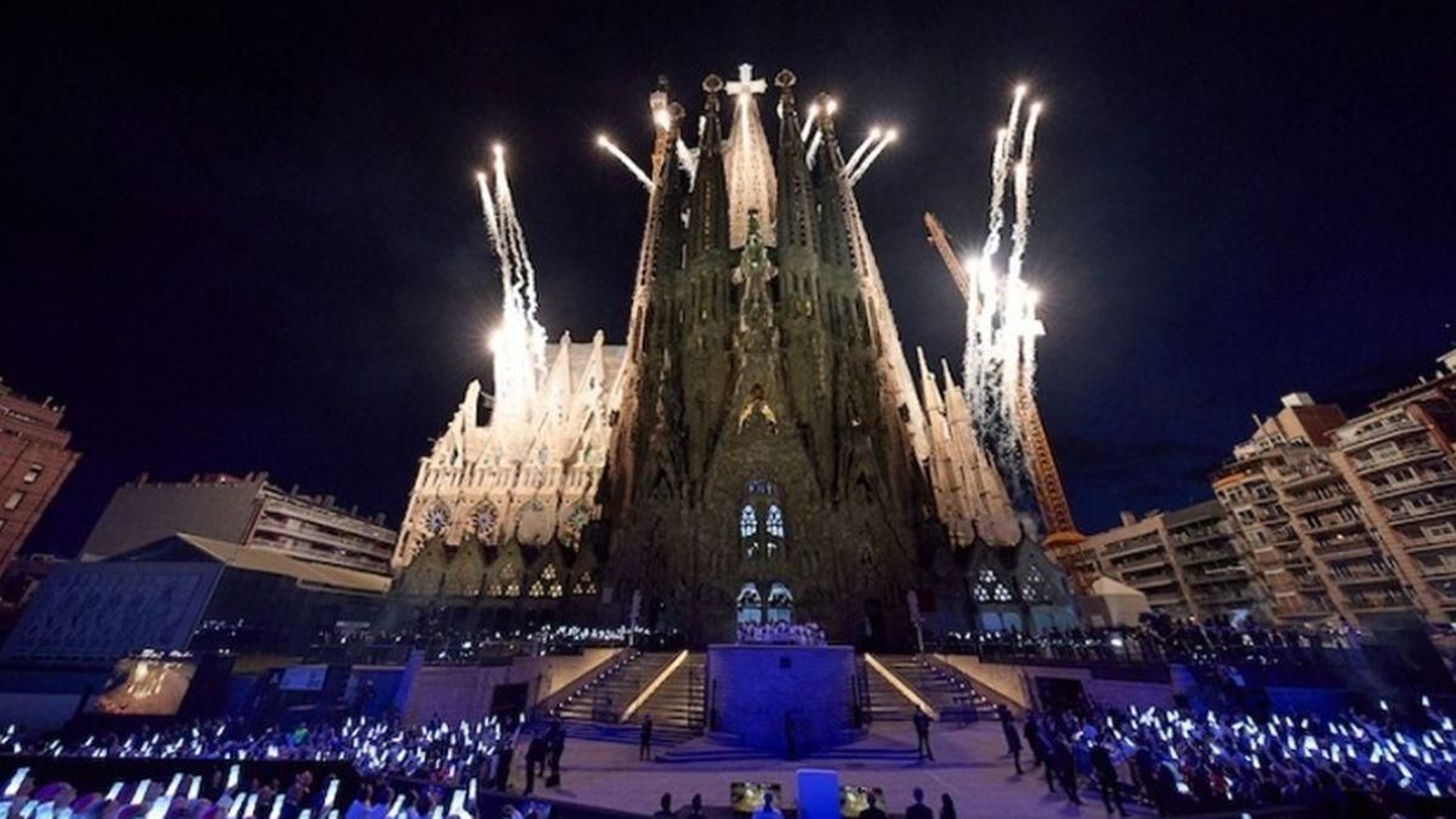 Conmemoración en la Sagrada Familia por el centenario de la muerte de Antonio Gaudí.