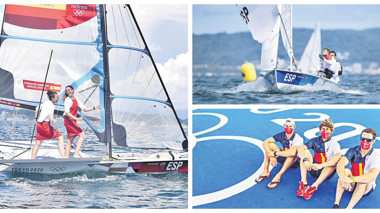 Támara Echegoyen y Paula Barceló, Nico Rodríguez y Jordi Xammar y Iago López Marra y Diego Botín parten con opciones de medalla.