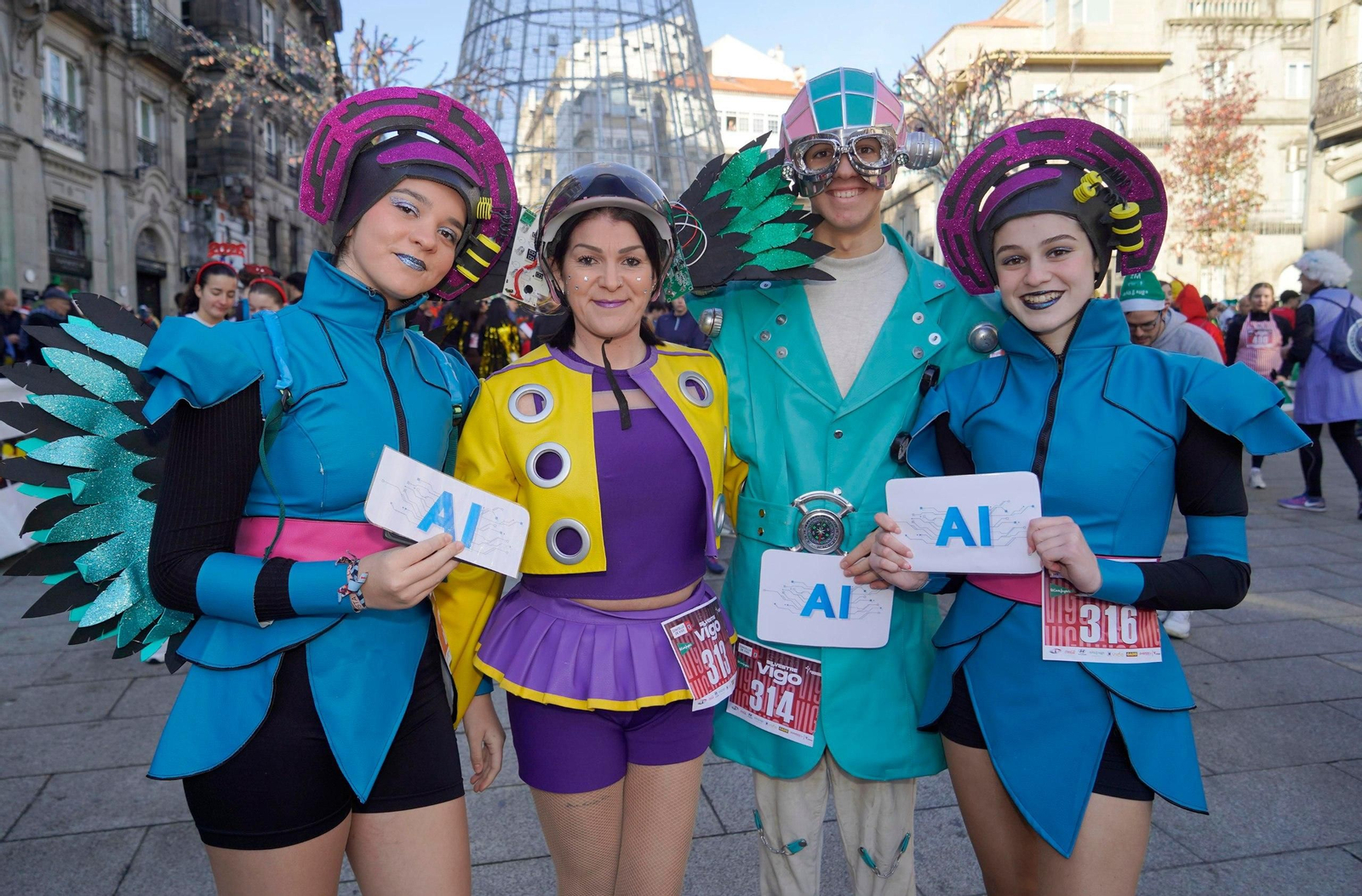 Galería | Disfraces y atletismo en la San Silvestre de Vigo 2025
