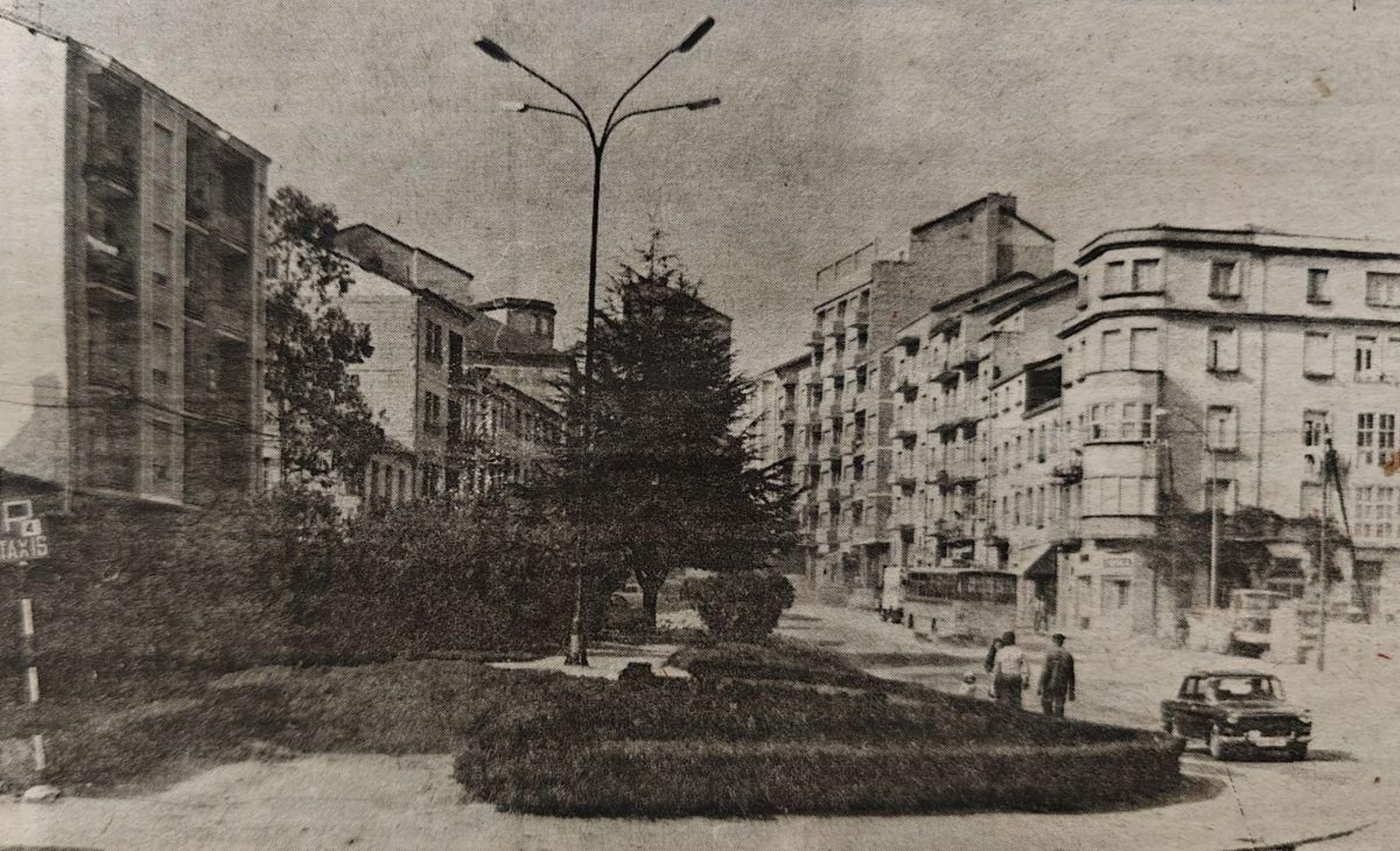 Emplazamiento de una nueva fuente en la Avenida de Santiago.