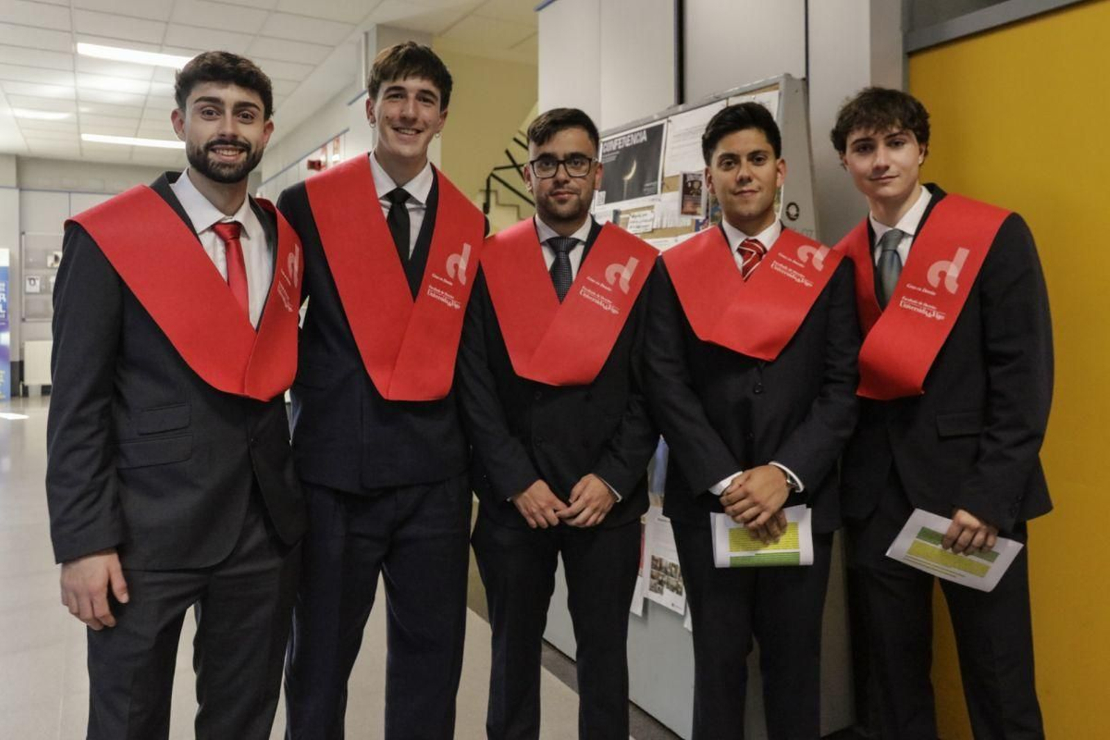 Adrián, Francisco, Paco, Rodrigo y Breogán.