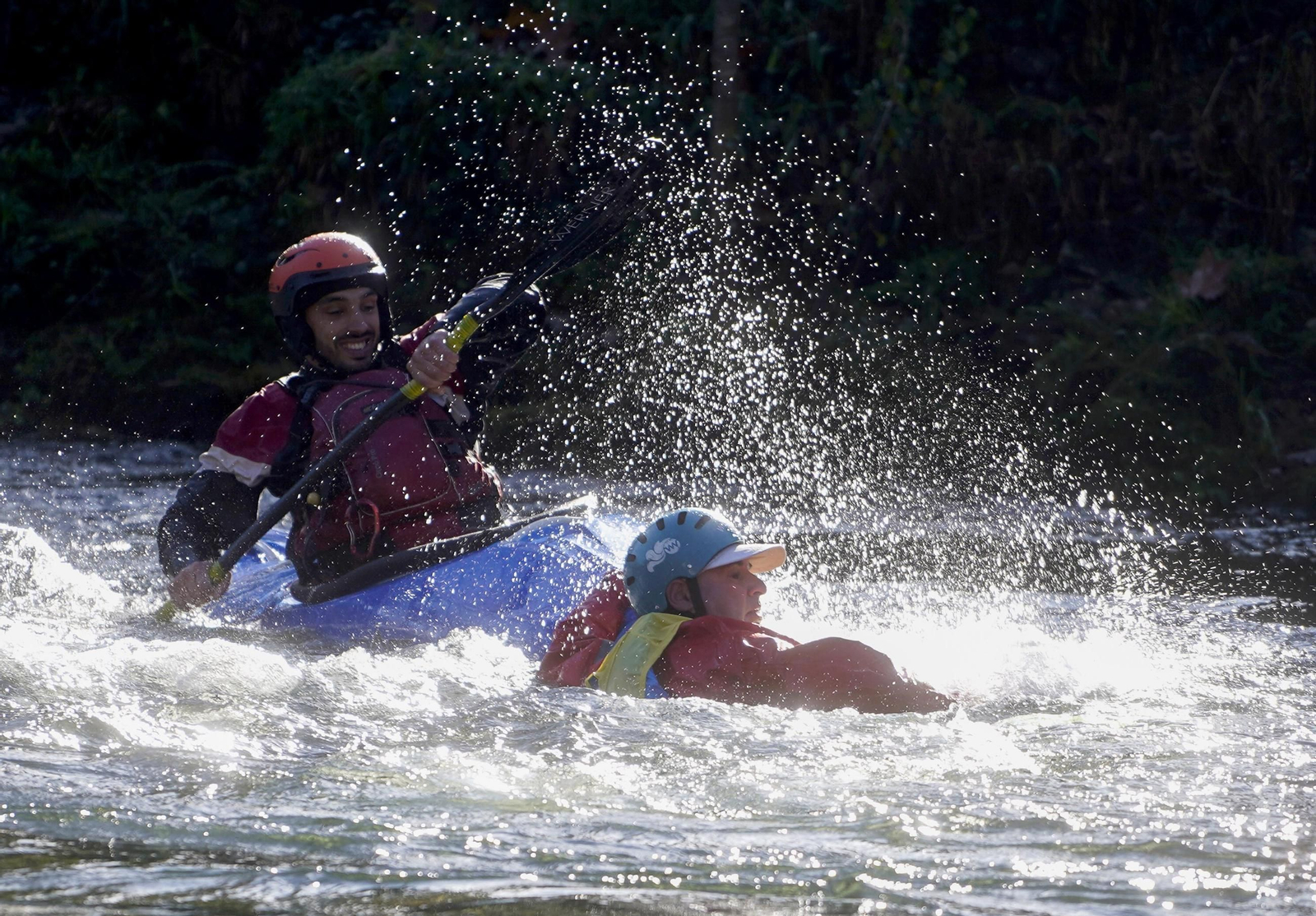 Galería | Mondariz Balneario acogió el Gallego de slalom y kayak cross