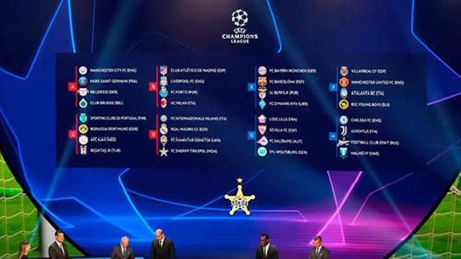 El sorteo de la Liga de Campeones se celebró en Estambul.

EFE