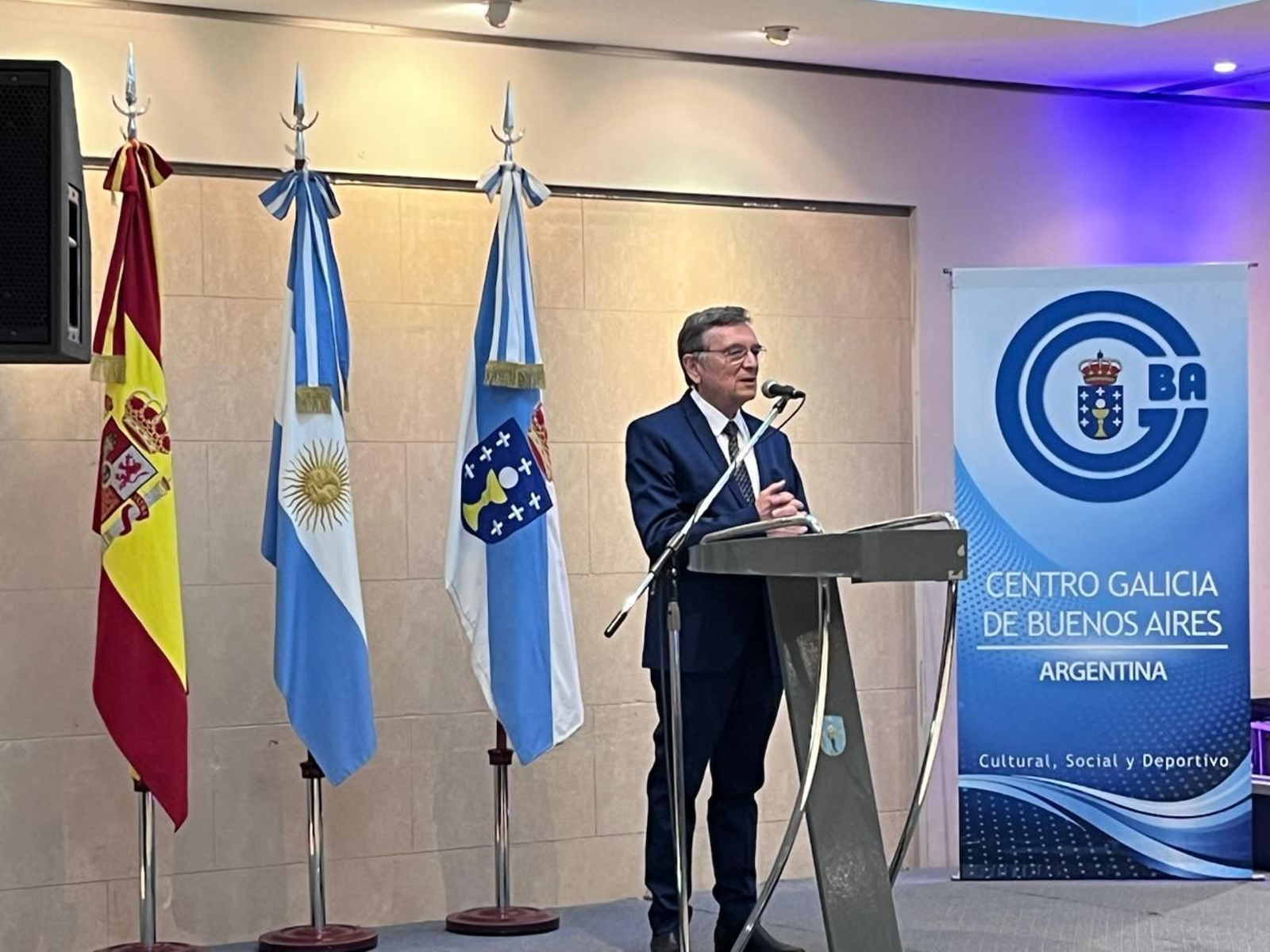 José María Vila Alén durante su intervención