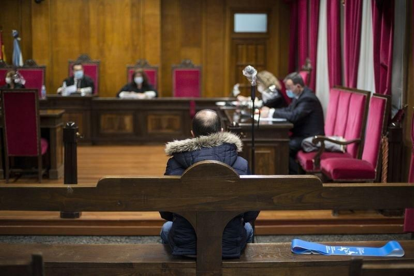 José Antonio F.B., durante el juicio celebrado en la Audiencia de Ourense (S.E.)