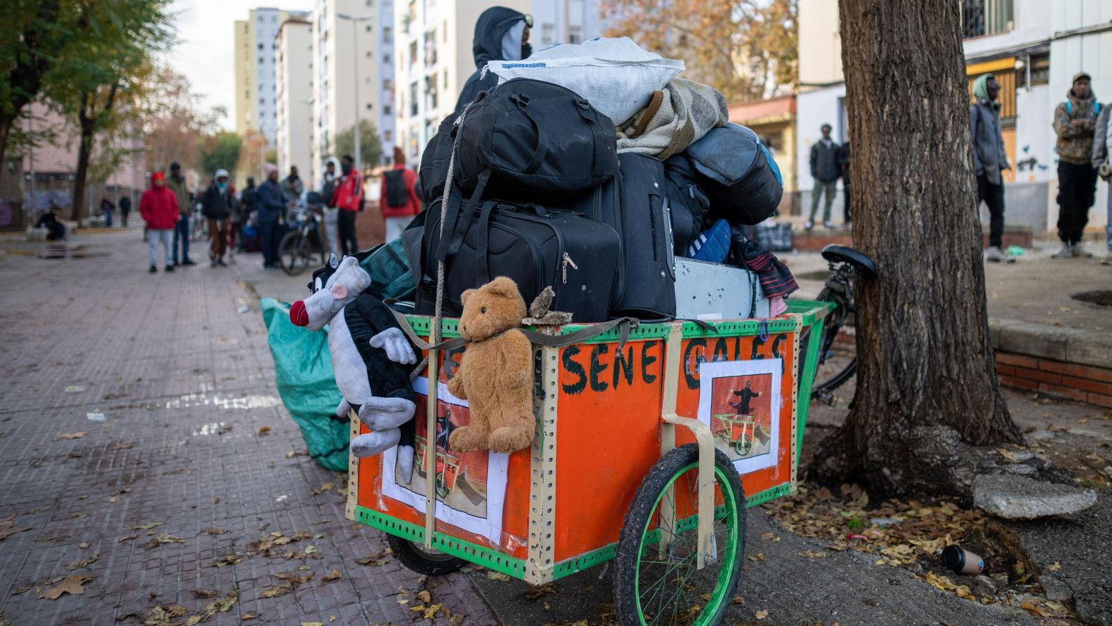El desalojo de Badalona
