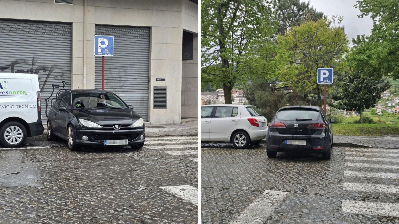 Aparcamentos na rúa Xosé Luis López Cid