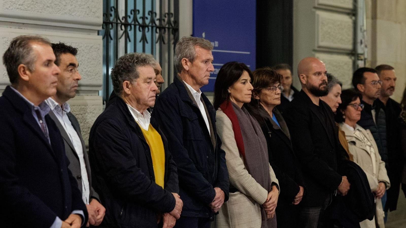 Minuto de silencio en Pontevedra por las víctimas de Urda