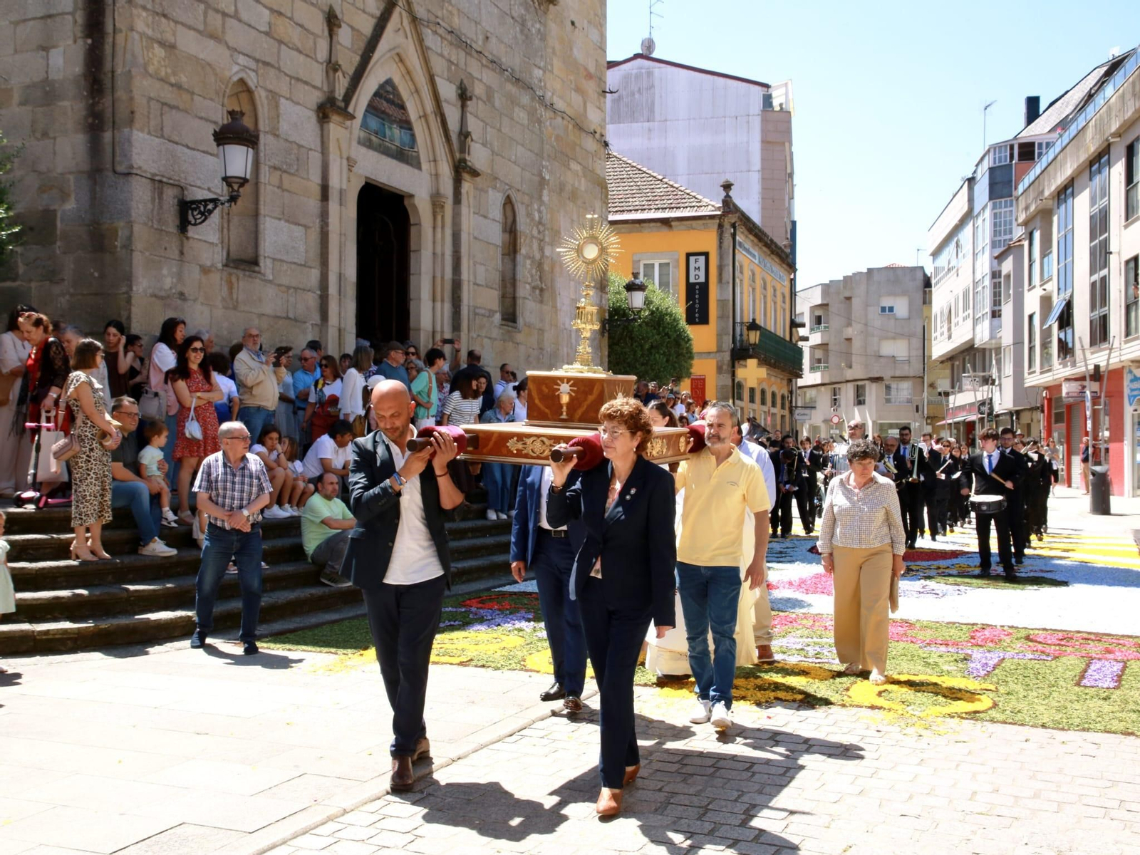 Procesión del Corpus en Porriño.