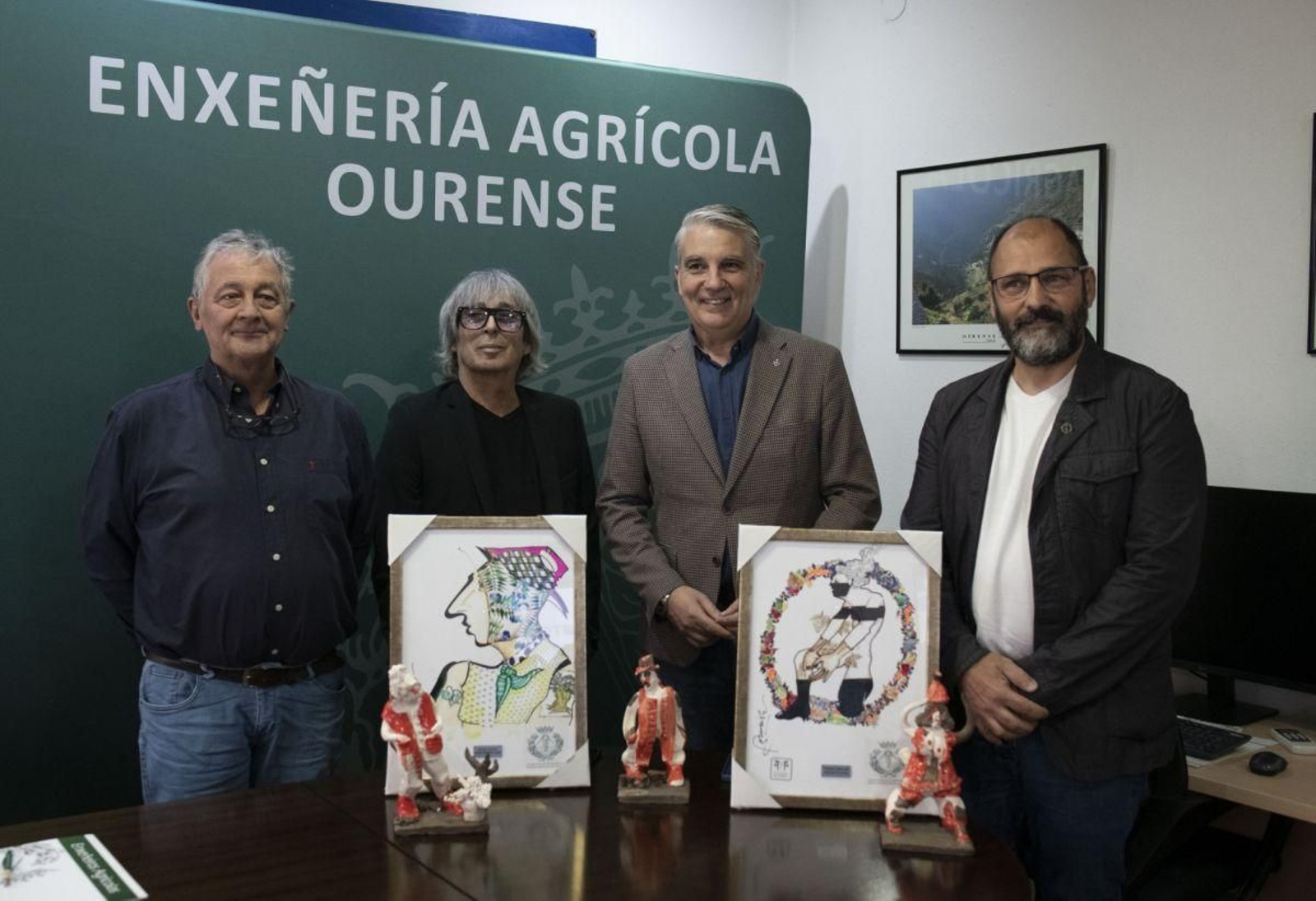 Presentación de las obras artísticas de Fernando Barreira