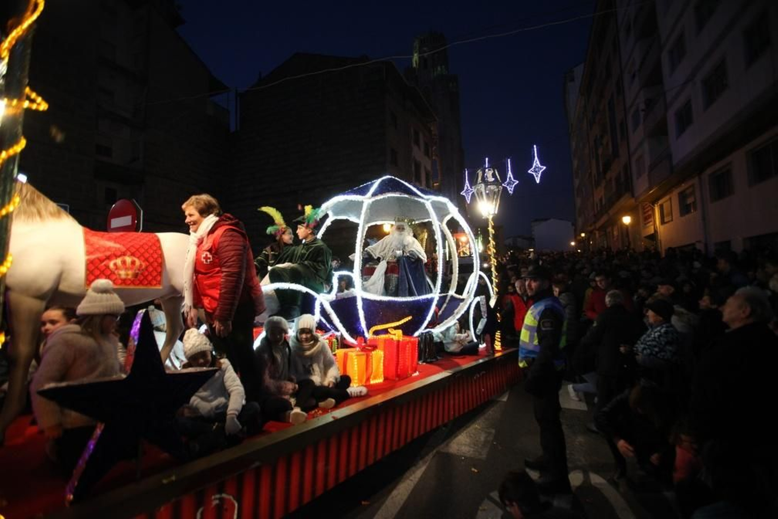 Cabalgata en Carballiño.