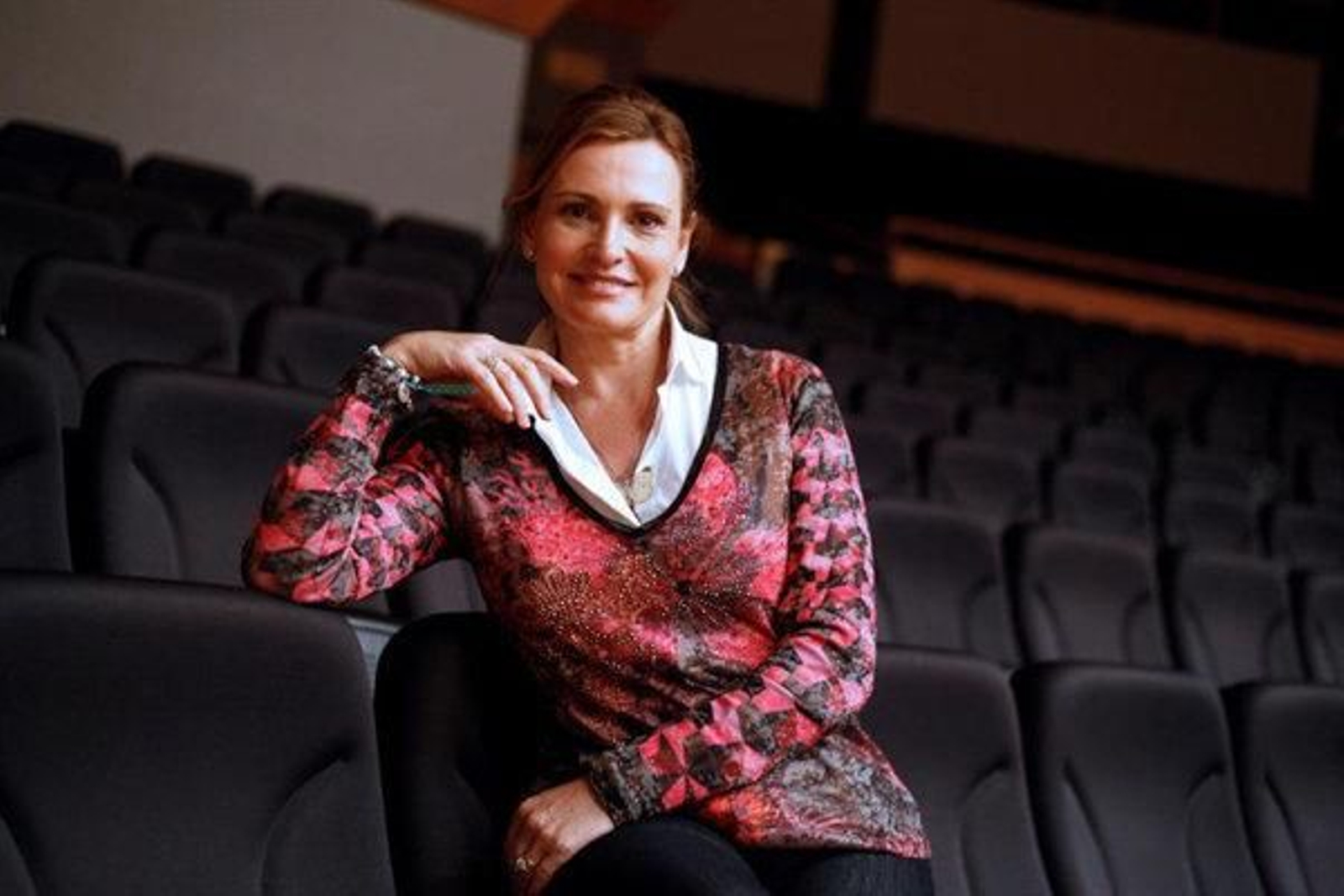 La soprano, en A Coruña durante esta semana.