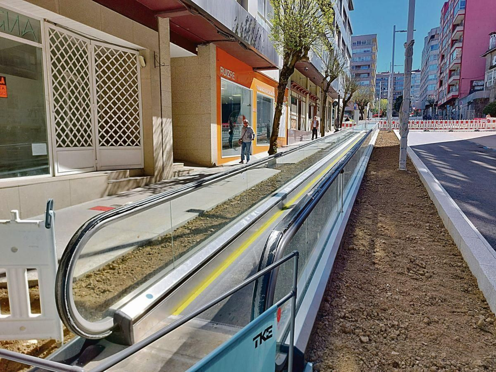 Las obras de las rampas de Pintor Colmeiro.