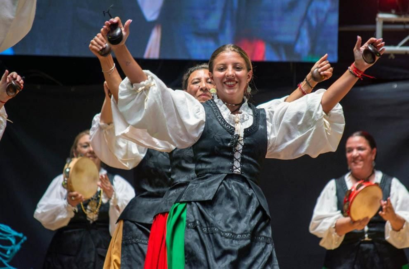 En la imagen, uno de los grupos que participaron en el evento.