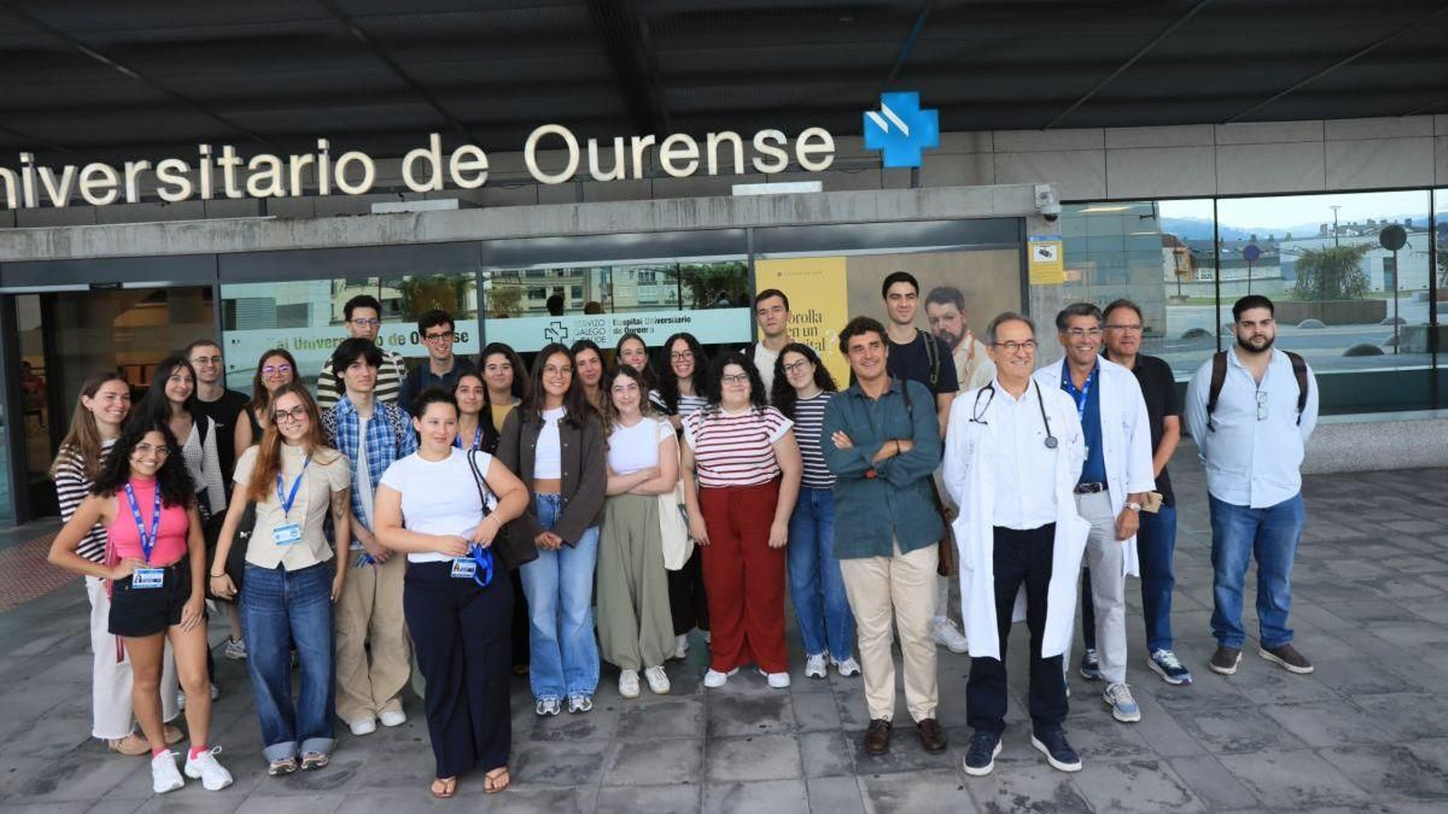 Los alumnos que se incorporarán al CHUO para hacer sus prácticas