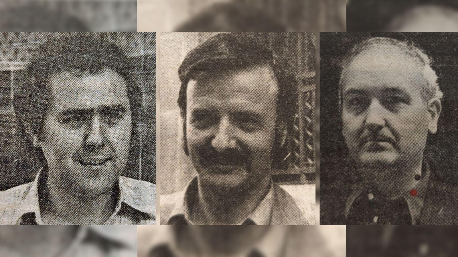 Francisco González Rodríguez,  Eleuterio González y Guillermo Delgado Bartolomé respectivamente