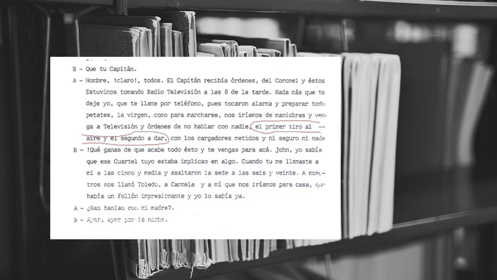 La orden a los militares que asaltaron Televisión Española "El primer tiro al aire y el segundo a dar".