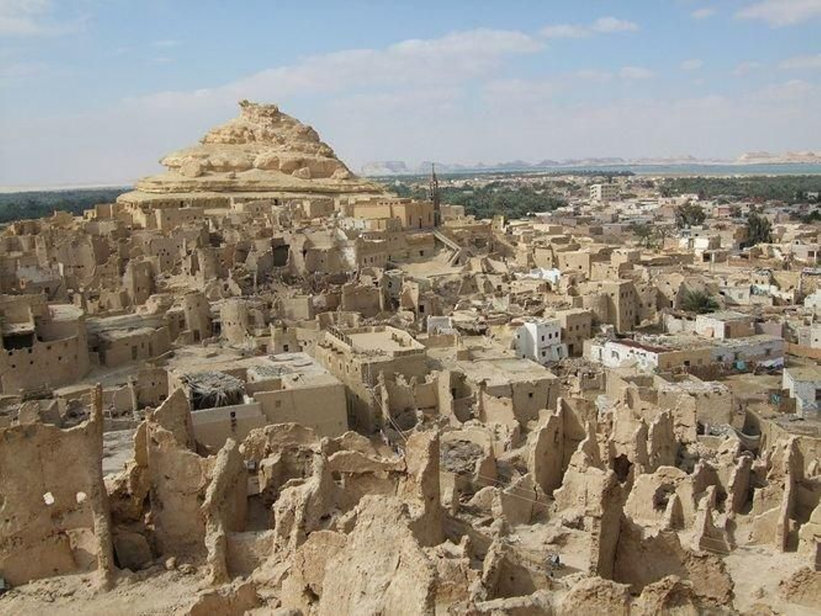 Imagen del oasis de Siwa, en Egipto.