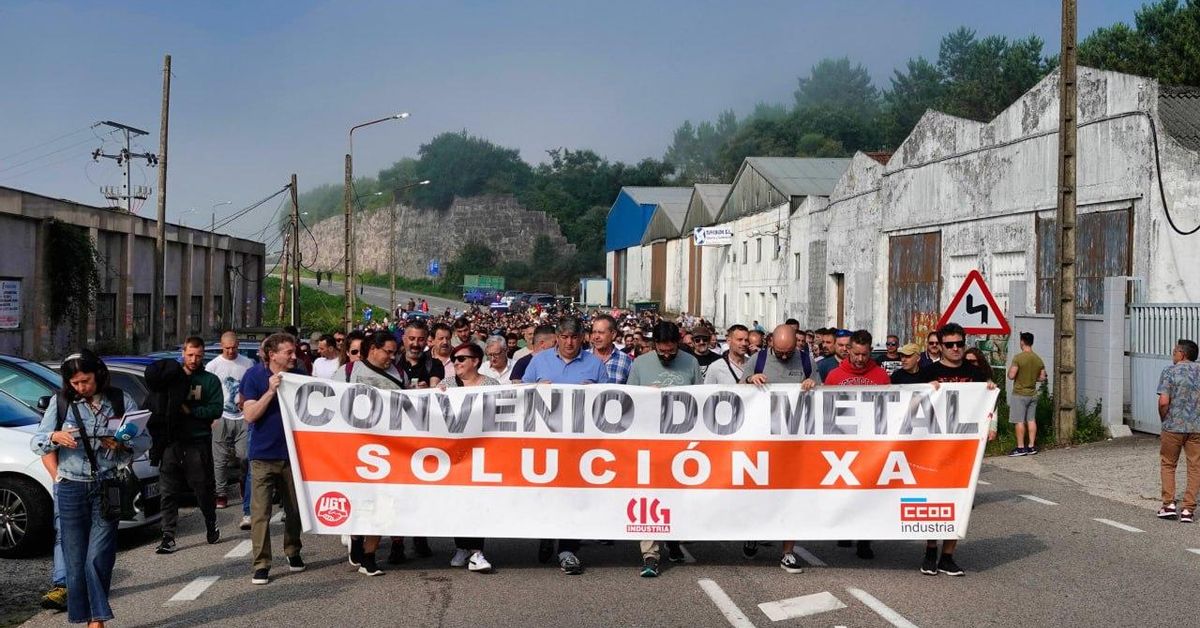 Los sindicatos del metal convocan tres nuevas jornadas de huelga en Vigo
