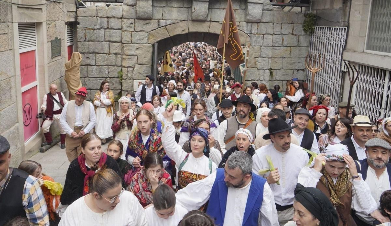 Representación de la Reconquista de Vigo 2024.