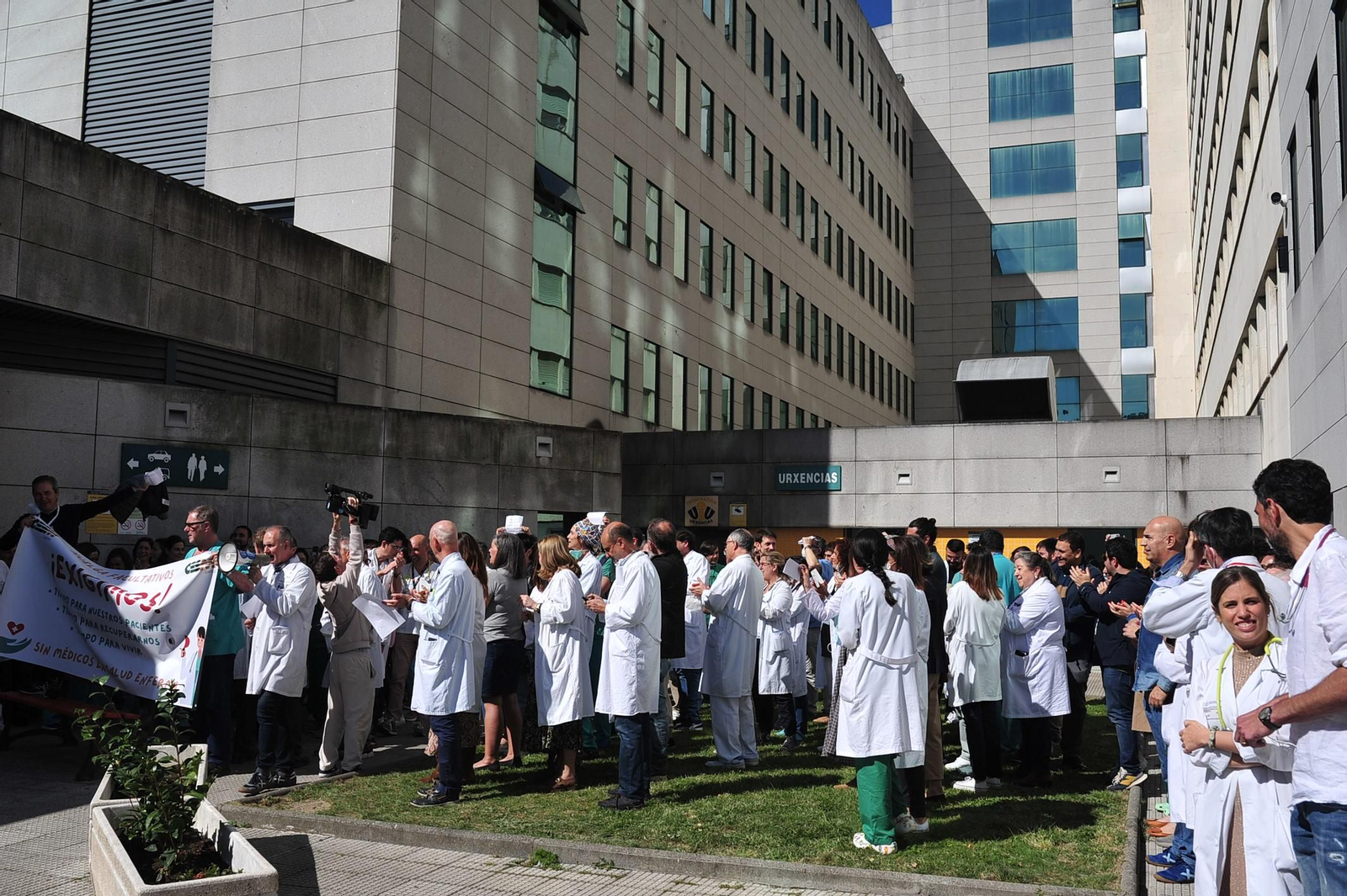 Movilización del personal médico en el Chuo. José Paz