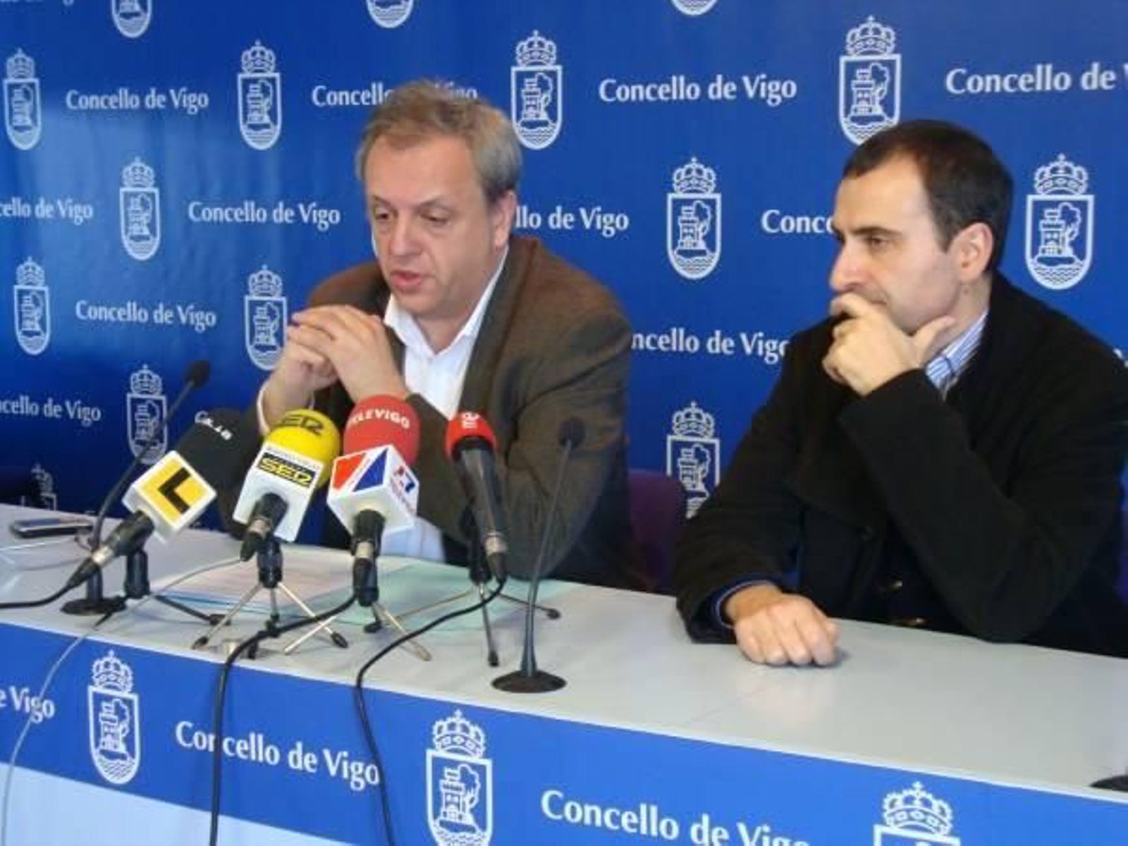 El concejal de Patrimonio Histórico, Dosio Álvarez, durante la rueda de prensa.