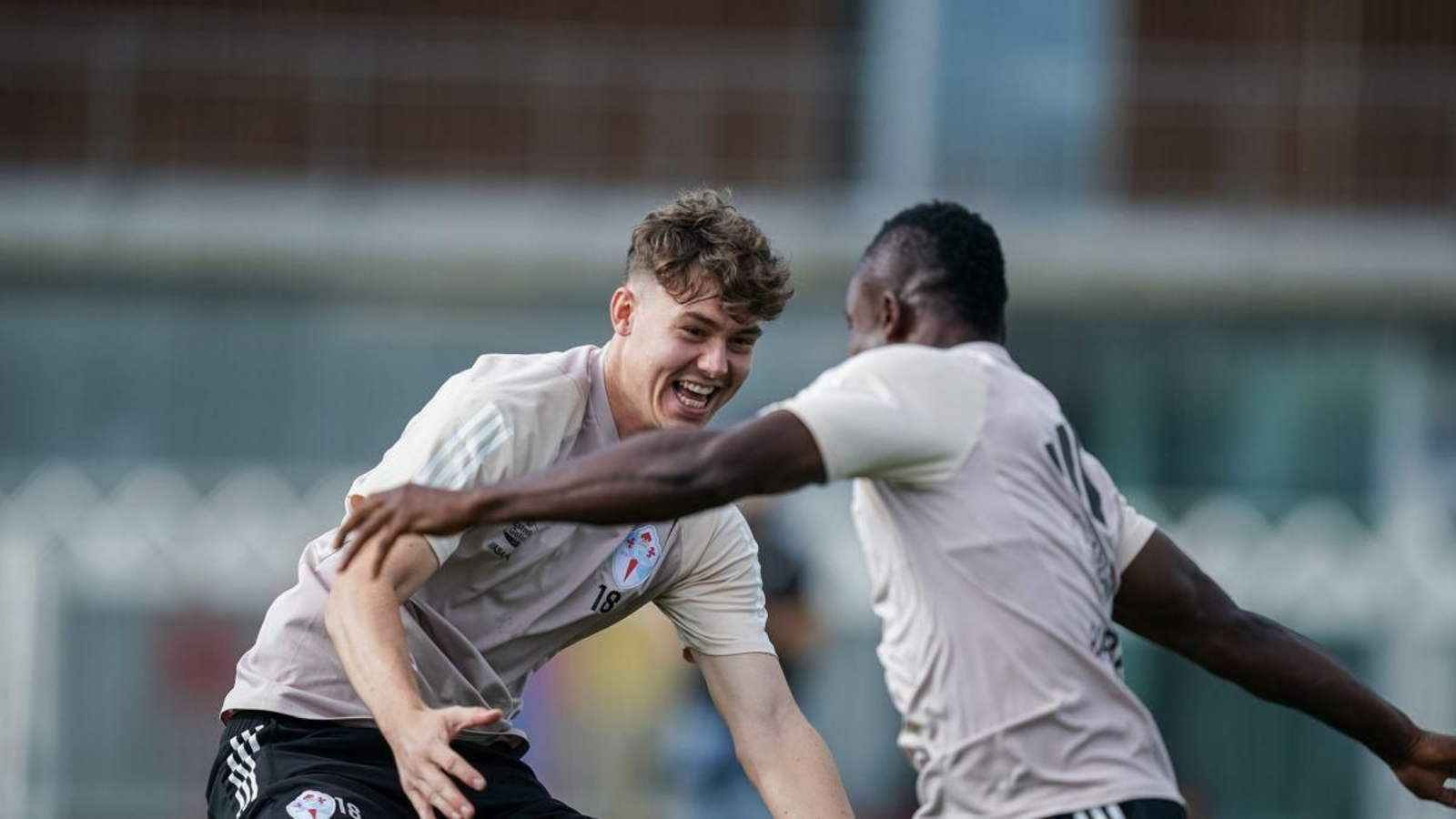El Celta entrenó ayer en Mos antes de medirse hoy al Mallorca en Balaídos.